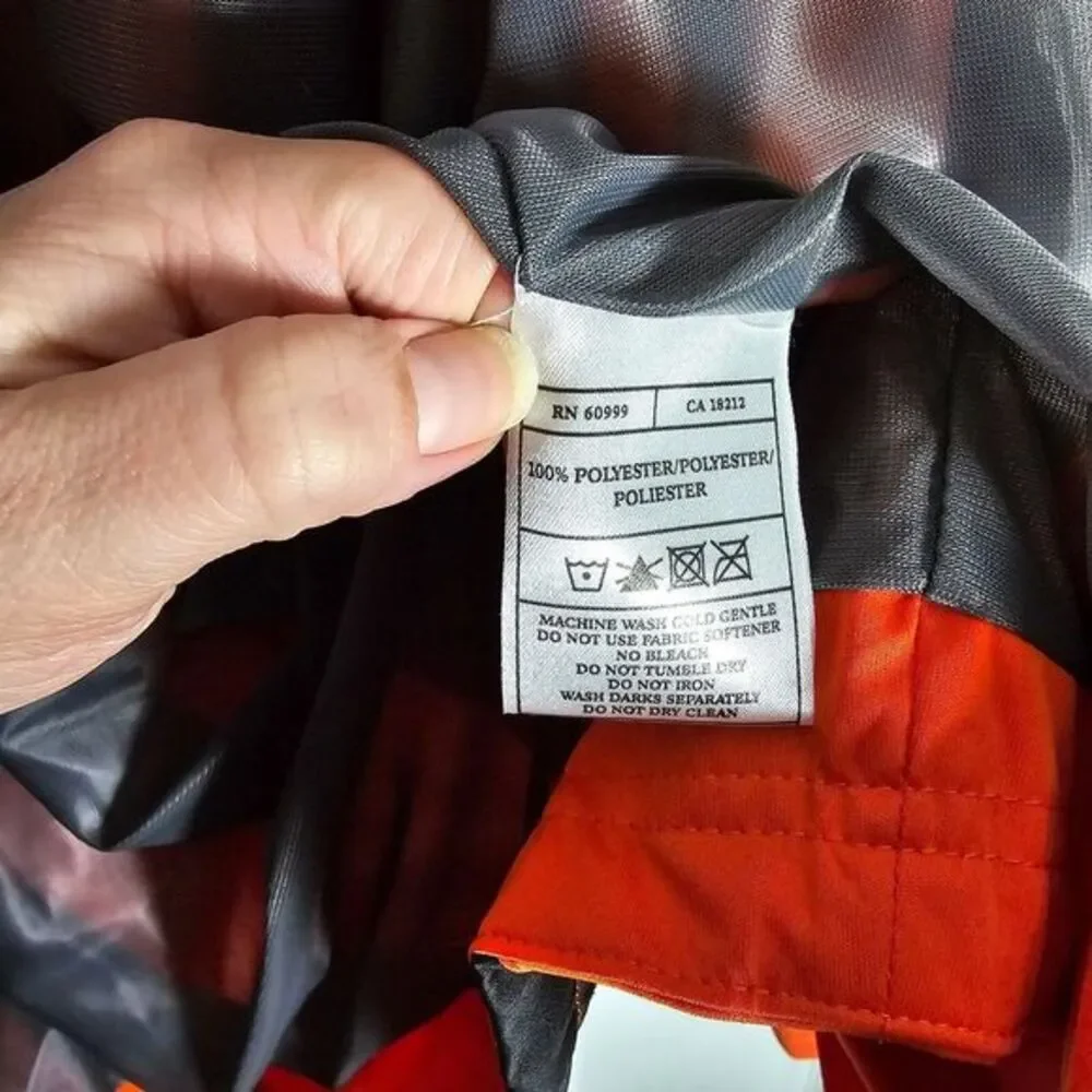 Cleveland Browns Antigua Windbreaker-Orange-Men's L‎ - Picture 5 of 9